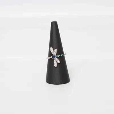 Ring (Silver, Multicolored) Unknown metal