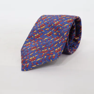 Slips (Blå, Flerfärgad) från Charles Tyrwhitt Silke