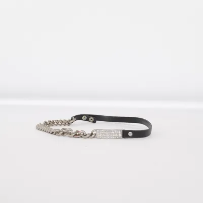Choker (Zwart, Zilver) Onbekend materiaal