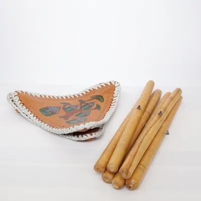 Pall (Brun, Flerfärgad) Skinn