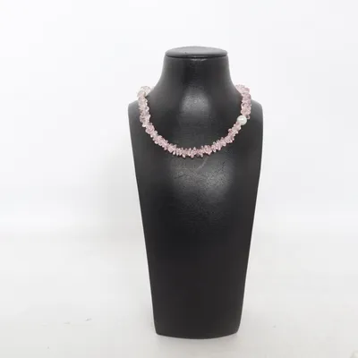 Necklace (Pink) from Steel Unknown metal