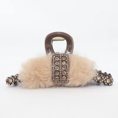 Haarklem (Beige, Bruin)