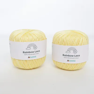 Garn (Rainbow Lace) fra Hobbii Bomuld