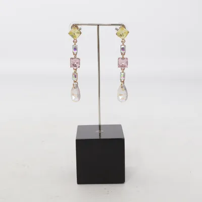 Earrings (Gold, Multicolored) Unknown metal