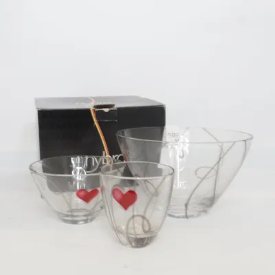 Tableware set (Transparent) from Nybro Crystal Sweden