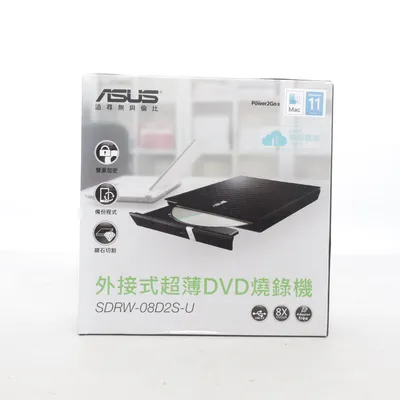 Ekstern CD/DVD afspiller (Sdrw-08d2s-U) fra Asus