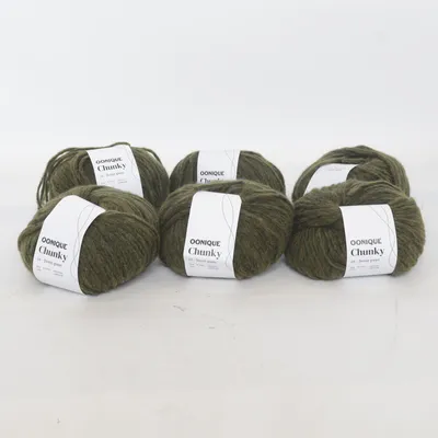 Fil (Chunky) de Oonique Coton, Laine de mouton