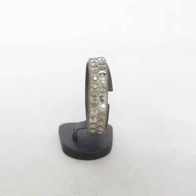 Armbånd (S-M) fra Syster P Ukendt metal, Læder
