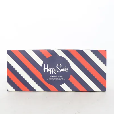 Chaussettes (Navy Socks Gift Set) de Happy Socks Coton, Élasthane, Polyamide