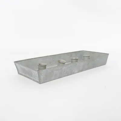 Ljusstake (Grå) från Granit