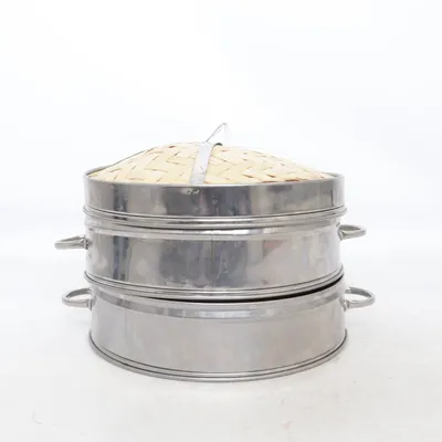 Ångkokare (Beige, Silverfärgad)