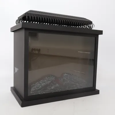 Elektrische haard (Zwart)