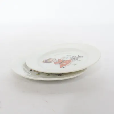 Petite assiette (Blanc, Multicolore)