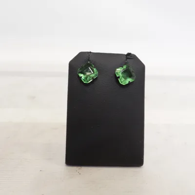 Örhängen (Grön) Okänd metall