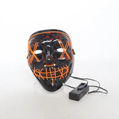 Masquerade mask (Black, Orange)