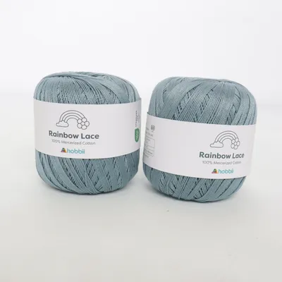 Garn (Rainbow Lace) från Hobbii Bomull