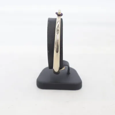 Armband (Guldfärgad, Lila) från Les Georgettes Okänd metall, Skinn