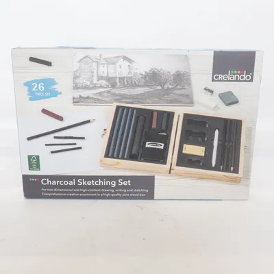 Konstnärsverktyg (Charcoal Sketching Set) från Crelando