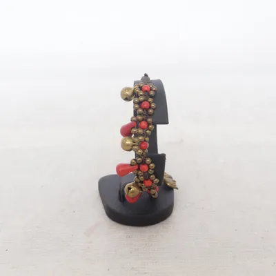 Bracelet de cheville (Rouge, Marron, Or) Métal inconnu