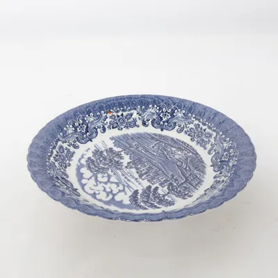 Skål (Vit, Blå) från British Anchor