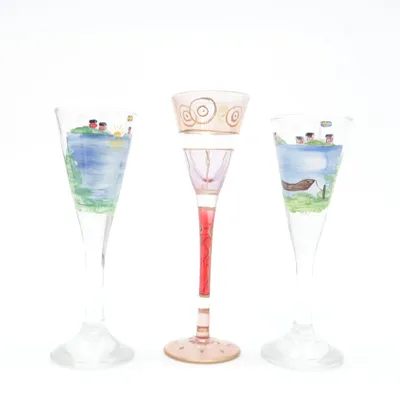Schnapps glas (Meerkleurig)
