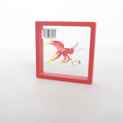 Boucles d'oreilles clips (Rouge, Jaune, Multicolore) Métal inconnu