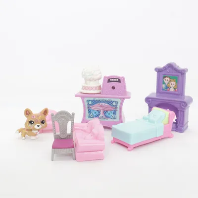 Dukkehus møbler (Lilla, Pink, Flerfarvet) fra Littlest Pet Shop