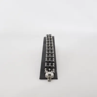 Armband (Svart, Silverfärgad) Okänd metall