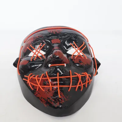 Maskeradmask (Svart, Röd)