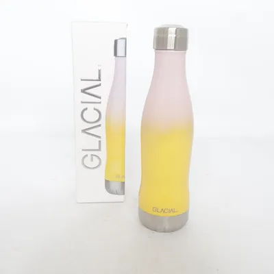 Bouteille d'eau (Jaune, Rose) de Glacial