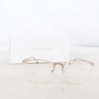 Glasses (Gold) from Linda Farrow