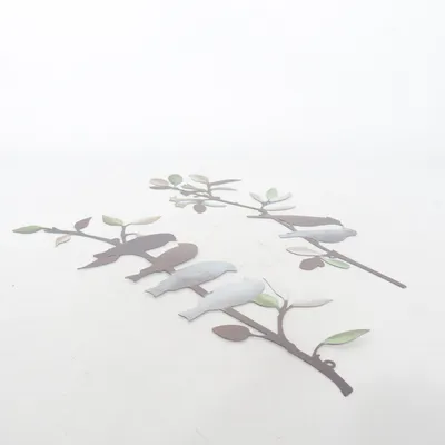 Wanddecoratie (Bruin, Groen, Grijs)