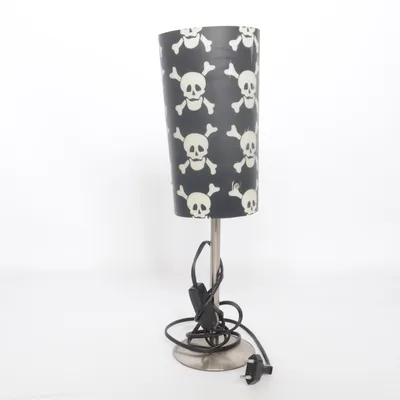 Bordlampe (Sort, Hvid)