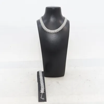 Smyckesset (Silverfärgad) från Luamaya Rostfritt stål