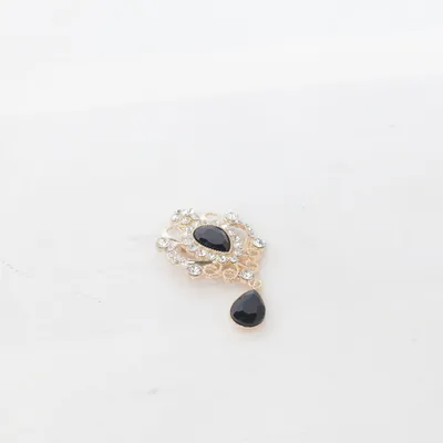 Broche (Goud, Zwart, Wit) Onbekend materiaal