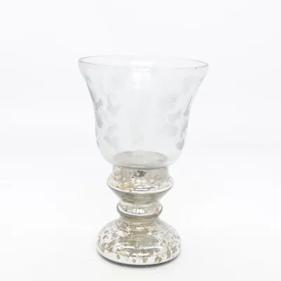 Verre à vin de dessert (Transparent, Argent)