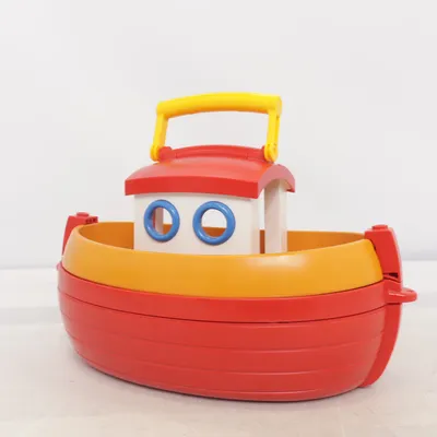 Leksaksbåt (Röd, Gul, Orange) från Playmobil