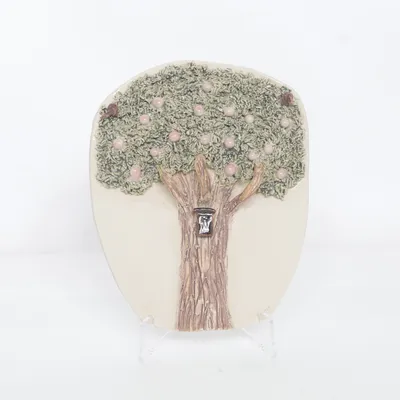 Wandrelief (Beige, Mehrfarbig)