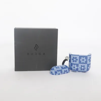 Koptelefoonhoes (Blauw, Wit) van Burga