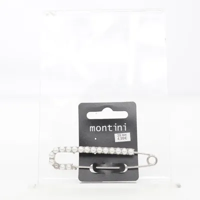 Broche (Hvid) fra Montini Ukendt metal