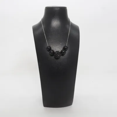 Collier (Noir, Argent) de Fashion by Glitter Métal inconnu