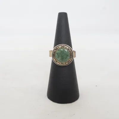 Ring (Goud, Zilver, Groen) Onbekend materiaal