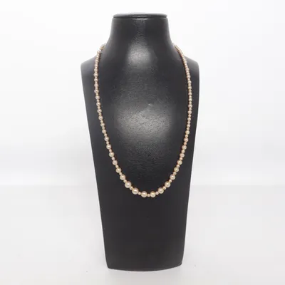 Halsband (Beige) Okänd metall