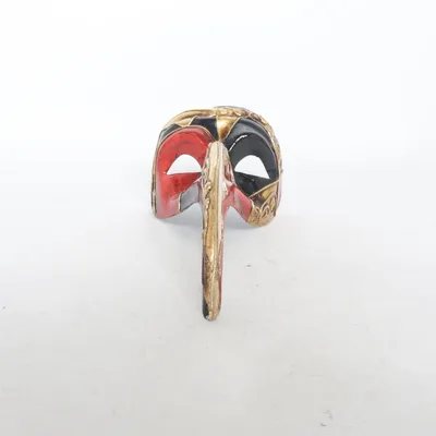 Masquerade-masker (Zwart, Rood, Goud)