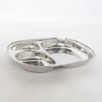 Set de vaisselle pour enfant (Steel Lunch Tray) de Pulito