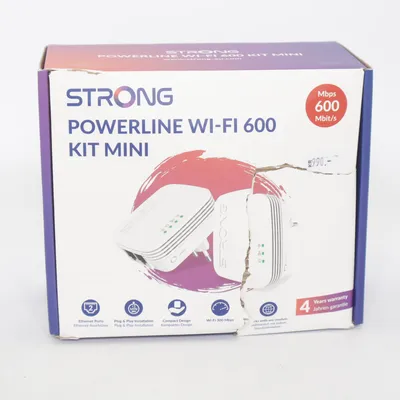 Wifi amplifier (Powerline Wi-Fi 600 Kit Mini) from Strong