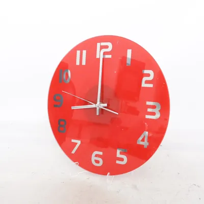 Väggklocka (CLWA006GL30RD) från Nedis