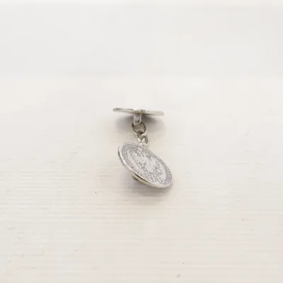 Manschettknappar (Silverfärgad) Okänd metall