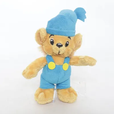 Zacht speeltje (Bruin, Blauw, Geel) van Bamses Värld