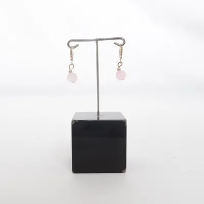 Boucles d'oreilles (Rose, Or) Métal inconnu